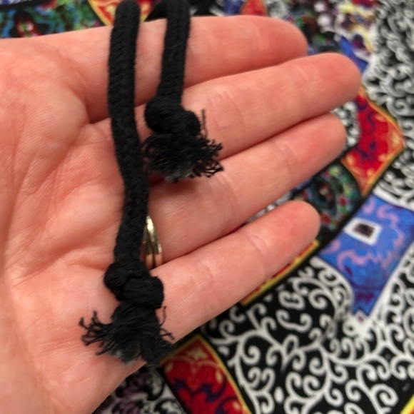 MINKPINK Boho Titled Colorful Hippie Artsy Flowy Drawstring Hottie Short Shorts - Picture 7 of 14